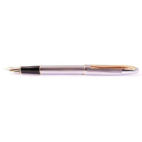 Перьевая ручка CROCODILE 225 Silver Gold