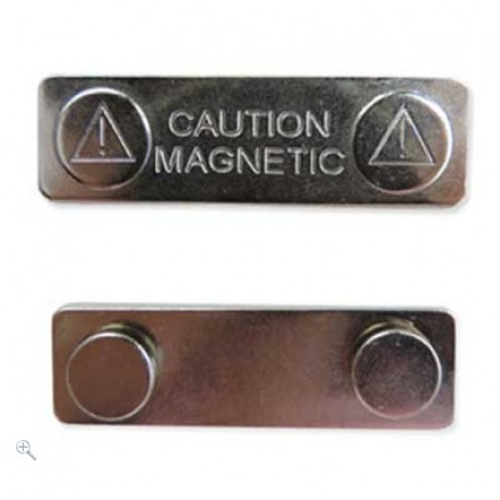 Магниты для бейджей металлические 45*13 мм
